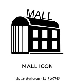 Mall icon vector isolated on white background for your web and mobile app design, Mall logo concept