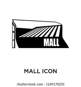 Mall icon vector isolated on white background for your web and mobile app design, Mall logo concept