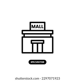 Mall icons vector illustration logo template for many purpose. Isolated on white background.