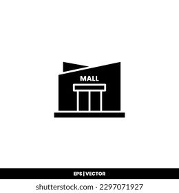 Mall iconos de la plantilla de logotipo de ilustración vectorial para muchos fines. Aislado sobre fondo blanco.
