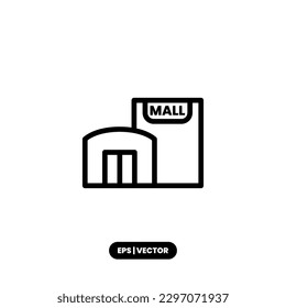 Mall icons vector illustration logo template for many purpose. Isolated on white background.