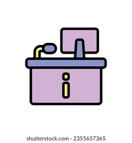 Mall Information Icon Vector Illustration