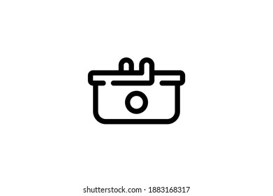 Mall Outline Icon - Basket