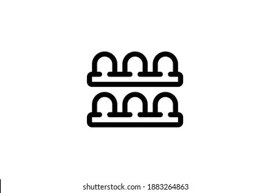Mall Outline Icon - Chair