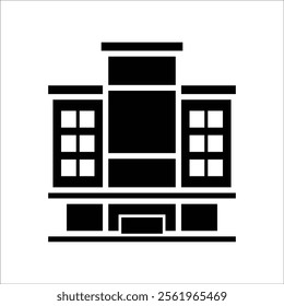 mall vector icon line sign