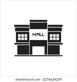 icono nuevo de línea vectorial mall