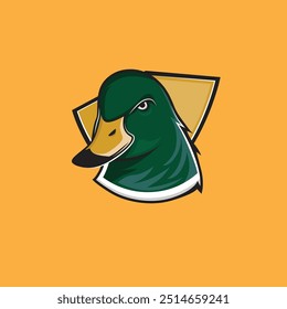 Mallard Duck Logo Vector Illustration by Lulu Ramadhani