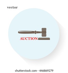 mallet , auction icon