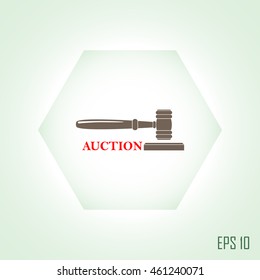 mallet , auction icon