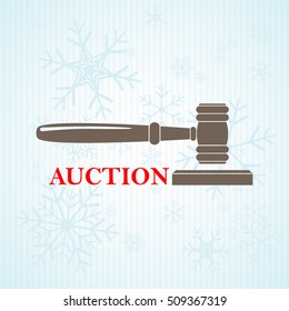 mallet , auction icon