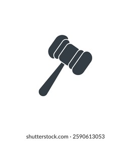 Mallet icon symbol vector illustration isolated on white background