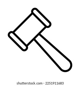 Mallet icon in trendy vector design illustration 