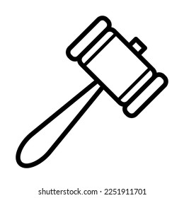 Mallet icon in trendy vector design illustration 