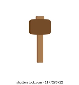 mallet icon vector flat style
