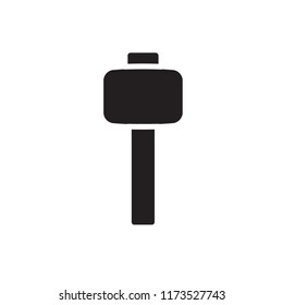 mallet icon vector glyph style eps 10