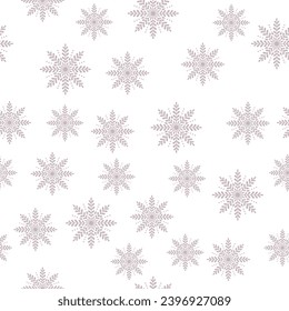 Mallow snowflakes overlayer transparent background