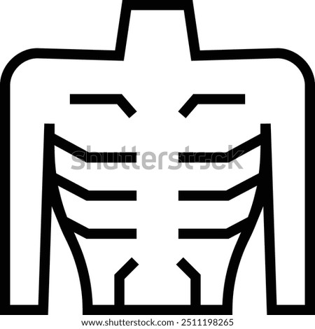 malnutrition icon. Thin linear style design isolated on white background