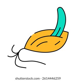 malt barley line icon vector. malt barley sign. isolated symbol illustration