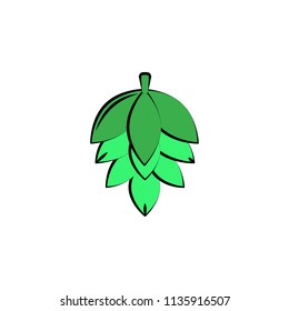 malt colored sketch style icon. Element of beer icon for mobile concept and web apps. Hand drawn malt icon can be used for web and mobile on white background