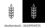 Malt icon Vector isolated outline drawing.