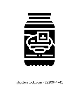 malt syrup barley glyph icon vector. malt syrup barley sign. isolated symbol illustration