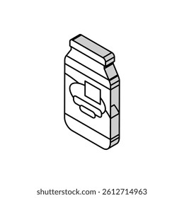 malt syrup barley isometric icon vector. malt syrup barley sign. isolated symbol illustration