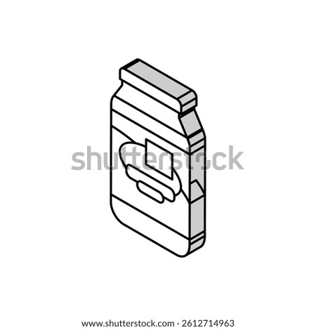 malt syrup barley isometric icon vector. malt syrup barley sign. isolated symbol illustration