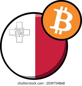 Malta flag bitcoin, legalized bitcoin, cryptocurrency