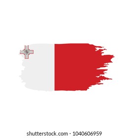Malta flag, vector illustration