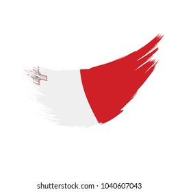 Malta flag, vector illustration