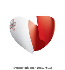 Malta flag, vector illustration