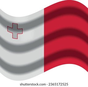 malta flag with wind icon