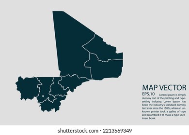 Malta map  map High Detailed on white background. Abstract design vector illustration eps 10