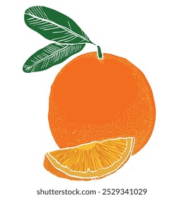 Malta Orange Fruit vector design