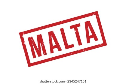 Vector de sellado de sello de goma de Malta