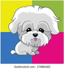 マルチーズ 子犬 のイラスト素材 画像 ベクター画像 Shutterstock