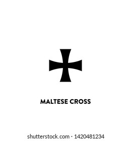 maltese cross icon vector. maltese cross sign on white background. maltese cross icon for web and app