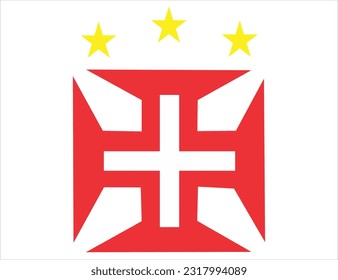 Malteserkreuz mit Stars Portugiesisches Malteserkreuz