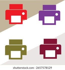 Malticolor DLigital Printer icon design 
For your ui ux design