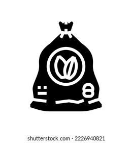 malting beer production glyph icon vector. malting beer production sign. isolated symbol illustration