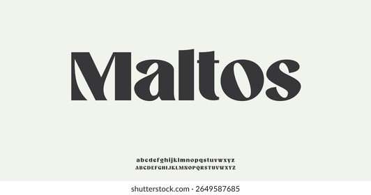 Maltos Luxury wedding alphabet font. Typography decorative elegant classic lettering serif fonts vintage retro for logo.