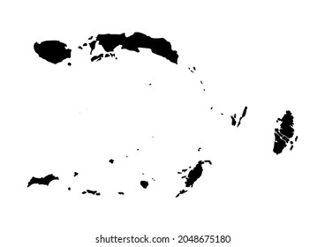 Maluku-Provinsi Maluku-Indonesia map, fully editable detailed vector map of Maluku-Provinsi Maluku-Indonesia . The file is suitable for editing and printing of all sizes.