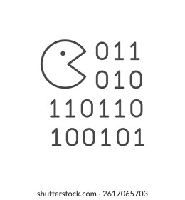 Malware or deleting data icon