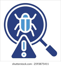 Malware Detection Icon Element For Design