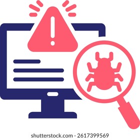 Malware Icon Fill Vector Illustration
