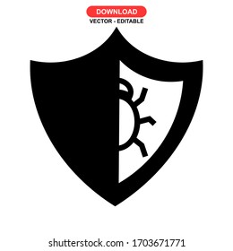 Malware-Symbol oder Logo einzeln auf Zeichen Vektorillustration Illustration - Vektorsymbole in hoher Qualität

