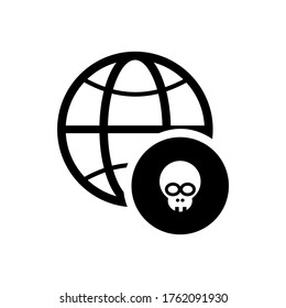 Malware icon or logo isolated sign symbol vector illustration - high quality black style vector icons
