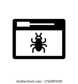 Malware icon or logo isolated sign symbol vector illustration - high quality black style vector icons
