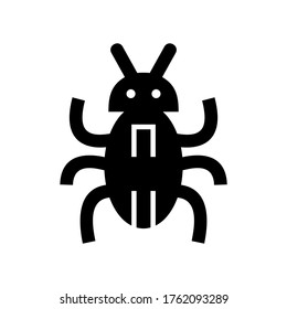 Malware icon or logo isolated sign symbol vector illustration - high quality black style vector icons
