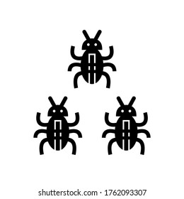 Malware icon or logo isolated sign symbol vector illustration - high quality black style vector icons
